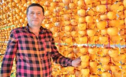 Cennet hurmasında kurutma mesaisi! Değeri 10 kat artıyor