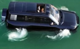 Çinli otomotiv devi yüzen elektrikli araç yaptı