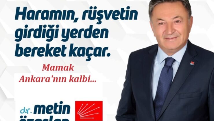 MAMAK’I GELİŞMİŞ BİR ŞEHİR YAPACAĞIZ