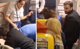 Muğla’ya gelen uçakta korku dolu anlar! Alkollü yolcu yanındaki kadına saldırıp dehşet saçtı