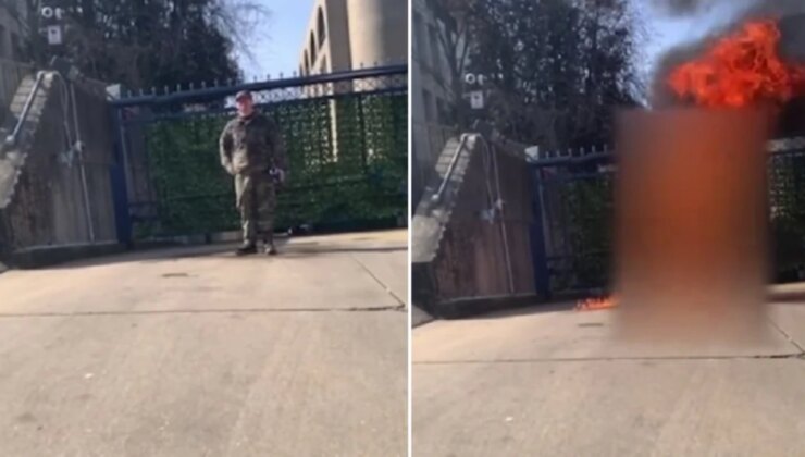 Gazze’deki soykırıma karşı çıkan ABD’li asker kendini ateşe verdi