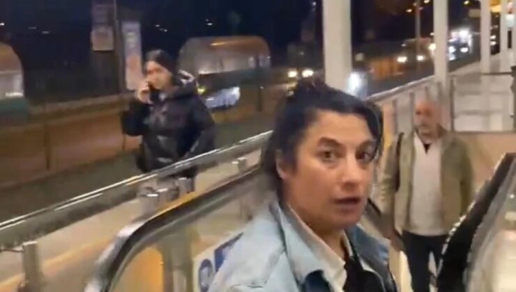 Metroya alkollü binip vatandaşlarla tartıştı, kendisini çeken kişiye saldırdı