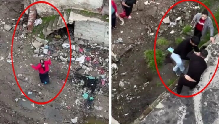 Metruk yapıya yeni doğmuş bebek bırakıldı, sesi duyan komşular seferber oldu