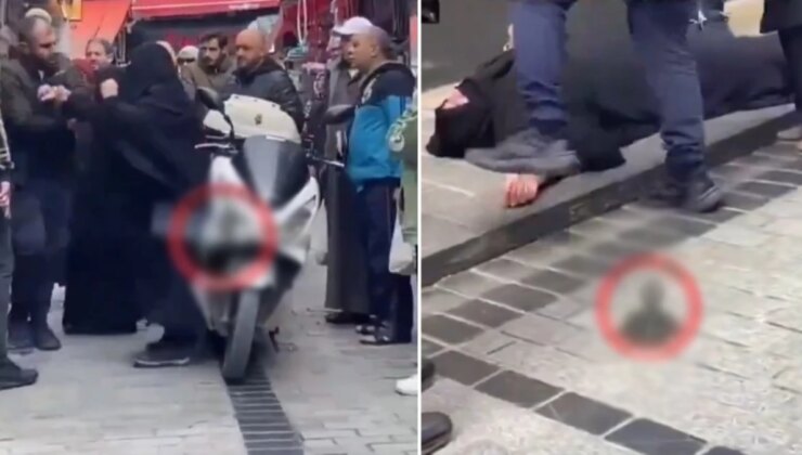Fatih’te bir kadına sokak ortasında dayak: 50 liramı ver lan