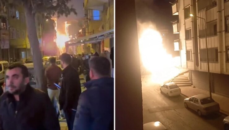 Sultangazi’de yer altı doğal gaz hattında patlama
