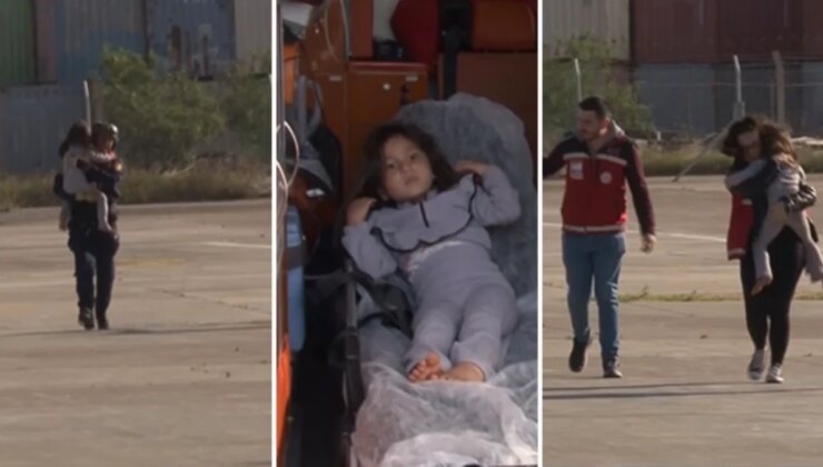 Antalya’daki teleferik kazasında çocukların kurtarıldığı an görüntülendi