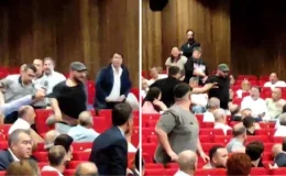 CHP’nin toplantısında tansiyon yükseldi! Milletvekilinin kuzeni, “Seni vururum” diyerek başkan yardımcısının üzerine koştu