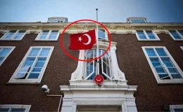 Hollandalı siyasetçiden aşağılık paylaşım! Yarıya inen bayrakla Türk milletine hakaret etti