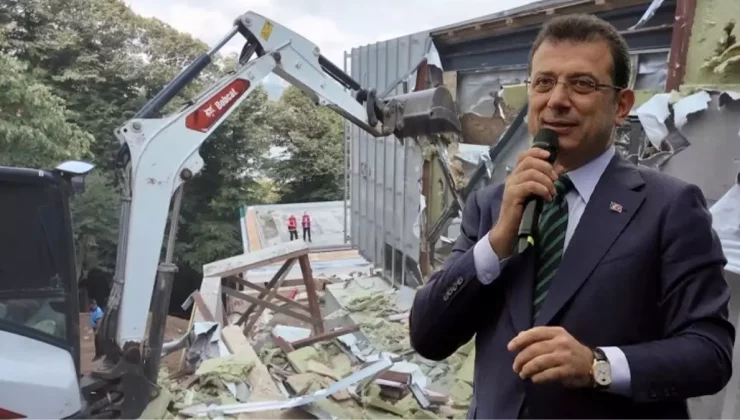 İmamoğlu’ndan bakanlığın Vaniköy’deki kaçak villayı yıkmasına ilk yorum: Hüzünle izliyorum