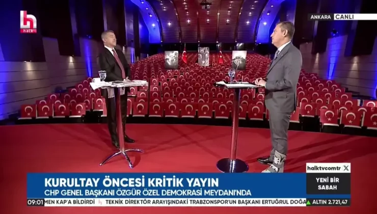 Özgür Özel: “Gelecek Senenin Kasımında Sandığı Koyalım. Erdoğan da Aday Olsun”