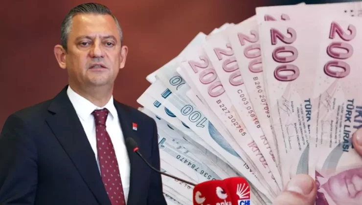 CHP lideri Özel, 2025 yılı yeni asgari ücreti için rakam verdi