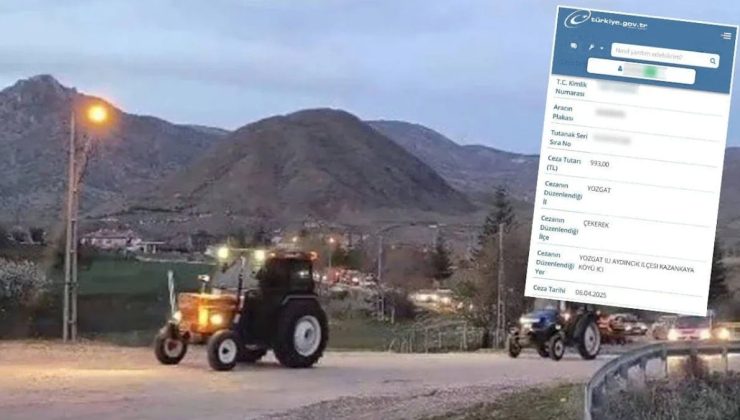 Traktörlü protestocu çiftçilere ‘İmamoğlu’ cezası