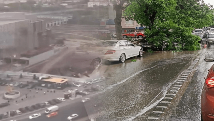 Ankara’yı da sağanak vurdu