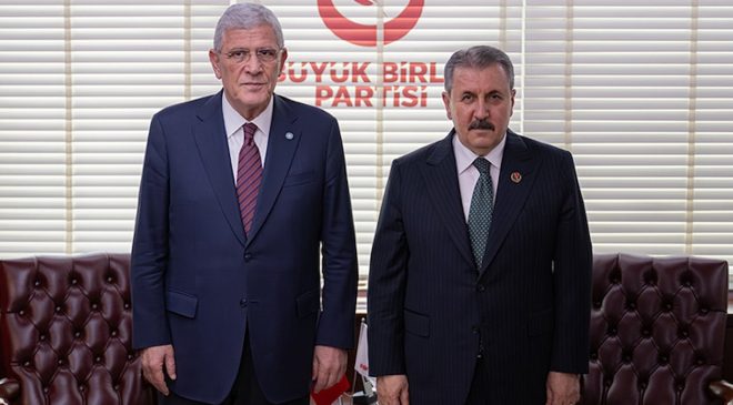Müsavat Dervişoğlu, Mustafa Destici’yle görüştü