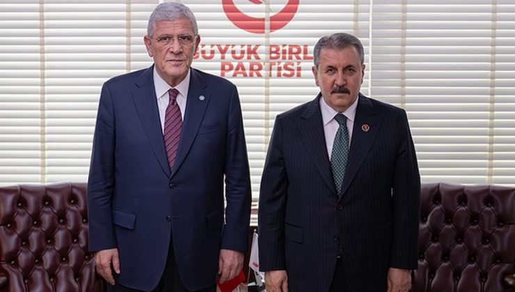 Müsavat Dervişoğlu, Mustafa Destici’yle görüştü